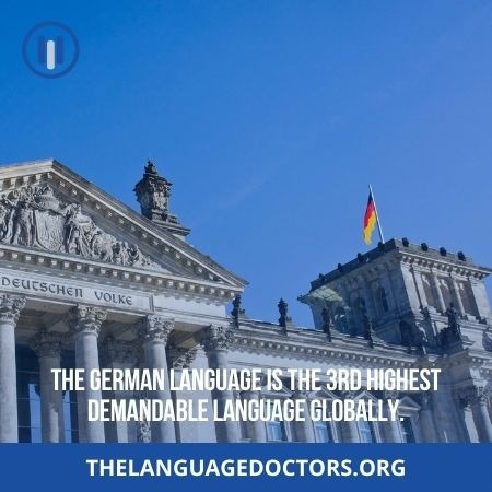 German- the 3rd highest pay language