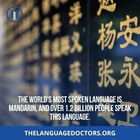 Mandarin-the second highest pay language