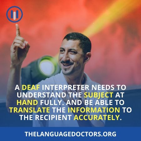 What Does A Deaf Interpreter Do