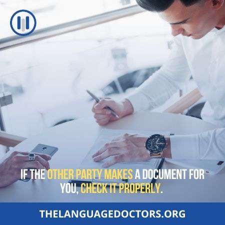 Check over the documents to get notarized birth certificates