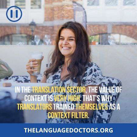 Context of Dating a Translator-is another crucial point 