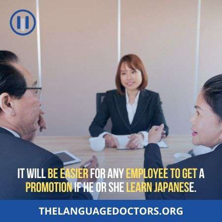 Getting Promotion-will be easier if you have Japanese language skills