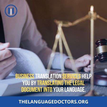 Legal Document-need to be translated in global business operation 