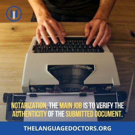 Print out a copy of the document you need to notarized-and submit it with original copy