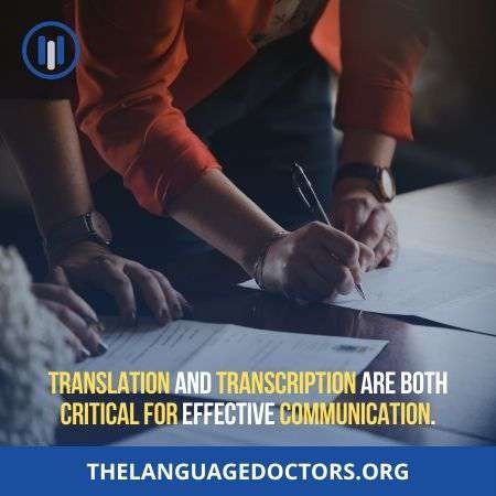 The similarity between translation and transcription in Language Services-check it out before service contract