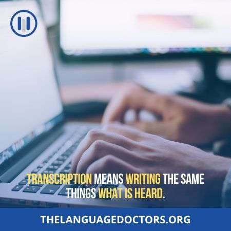 Transcription Services-is very important to translate audio and video content 