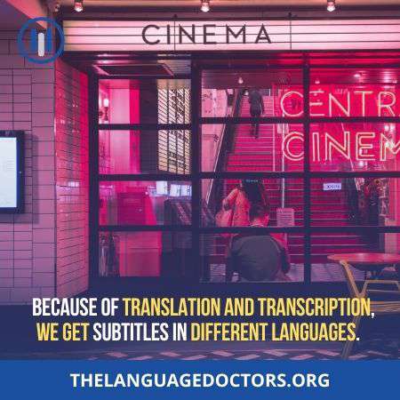 Translation Services in Movies & Series-help us to enjoy movies all over the world 