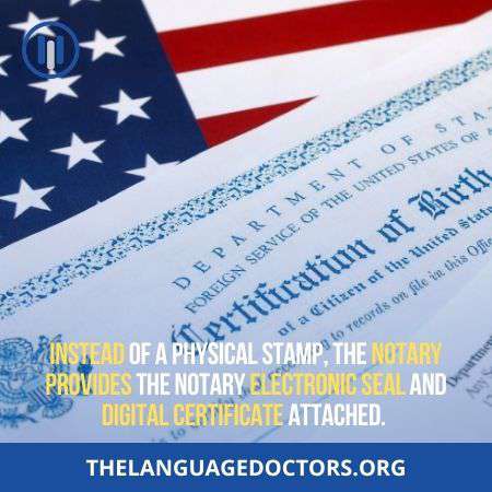 Use Anywhere, Anytime Notarized birth certificates