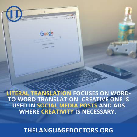 Literal Translation And Creative Have Their Own Benefits
