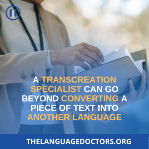 transcreation specialist